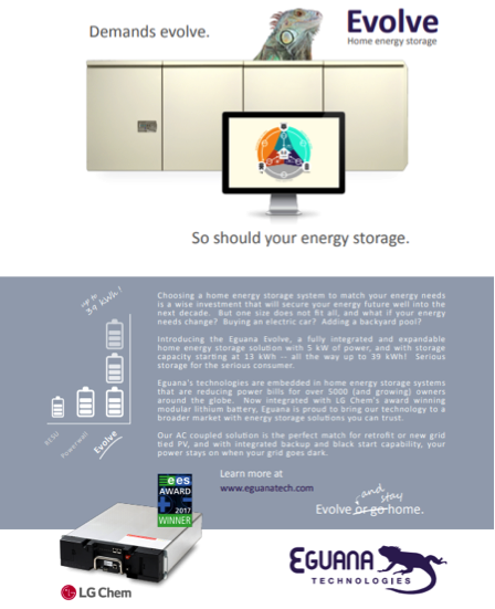 Advertisement running is the winter edition of Solar & Storage Magazine